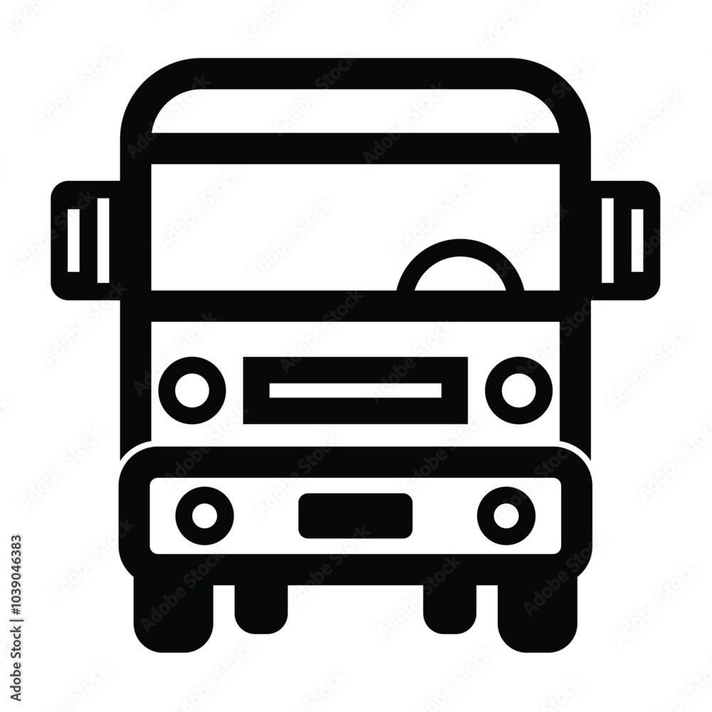Simple Black and White Truck Icon Design Simple Black and White Truck Icon Design