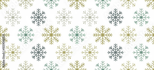 Wallpaper Mural seamless snowflake Torontodigital.ca