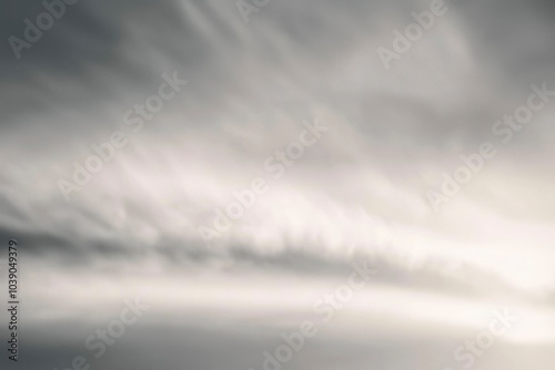 Abstract Sky with Blurry Clouds and Light photo