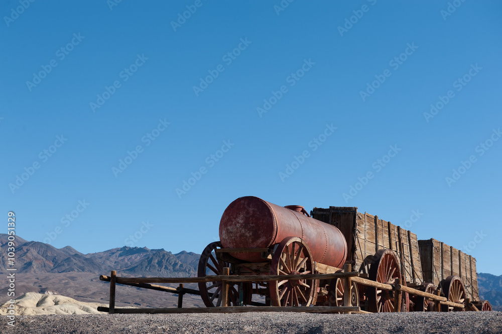The Harmony Borax are ancient remnants of old mining efforts in Death Valley, California. The Harmony Borax are ancient remnants of old mining efforts in Death Valley, California.