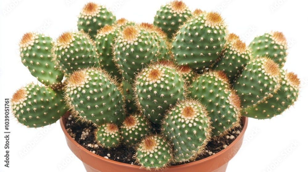 Closeup of a Cactus Plant Closeup of a Cactus Plant