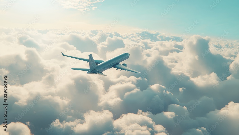 airplane in the sky airplane in the sky