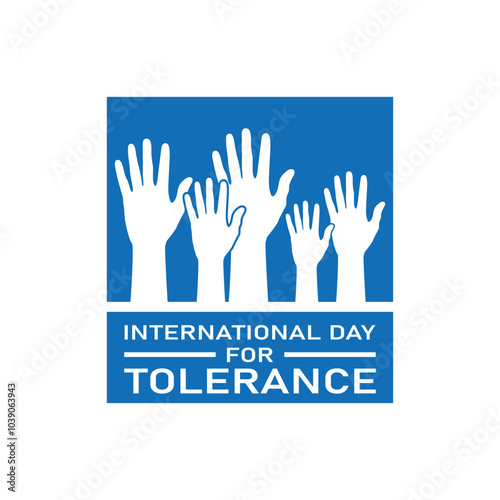International Day for Tolerance November on People Awareness concept