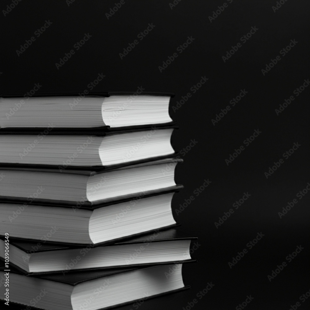 stack of school educational books against background stack of school educational books against background