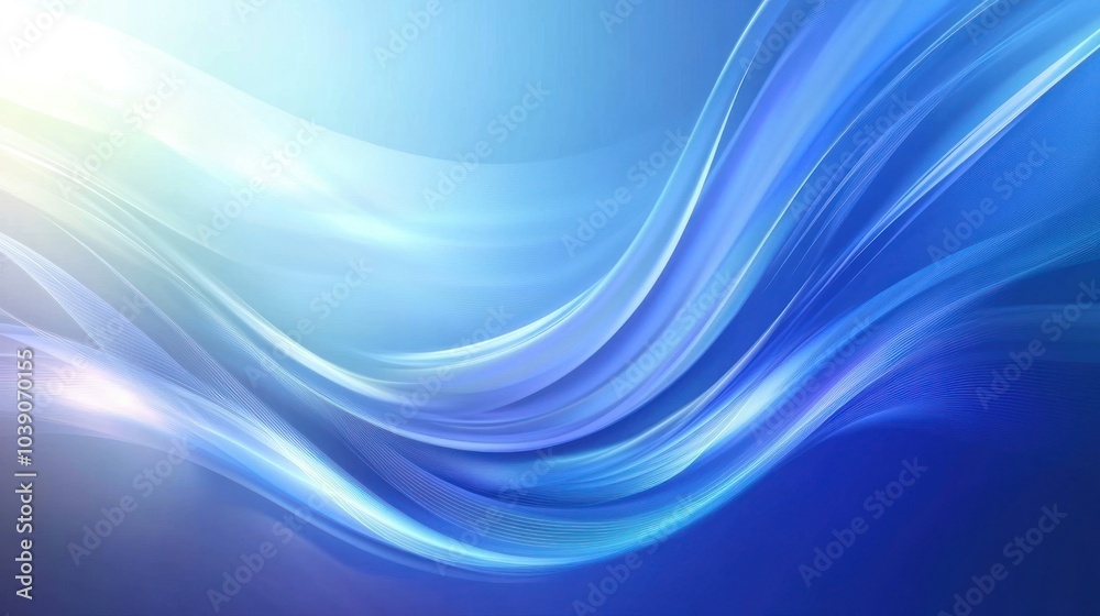 Abstract Blue Waves Abstract Blue Waves