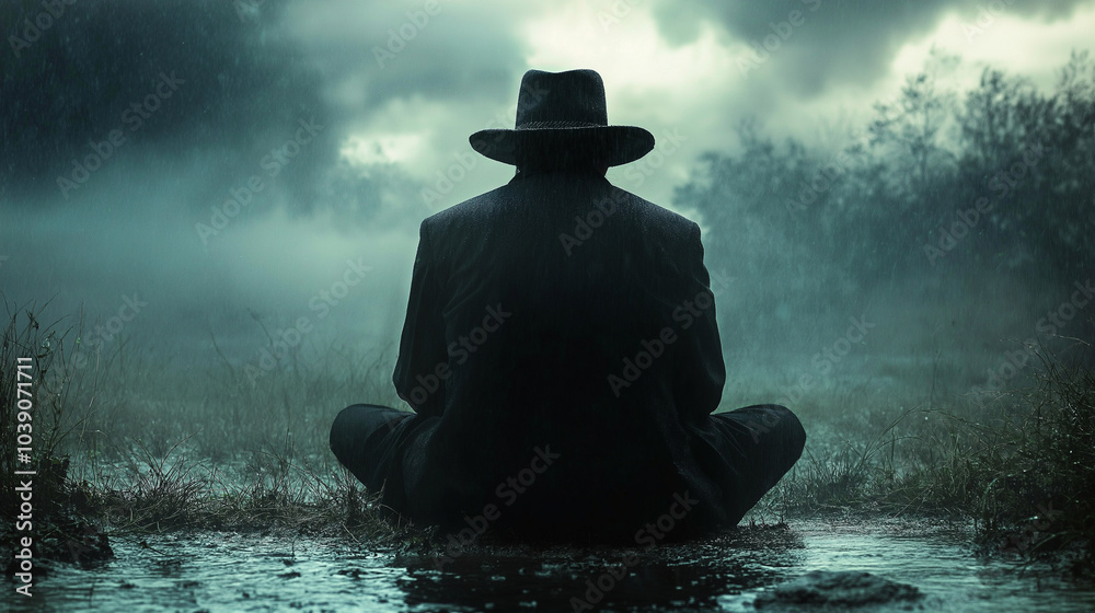 Obraz premium Marks the beginning of the rainy season in Israel, with the Tefillat Geshem (Prayer for Rain).