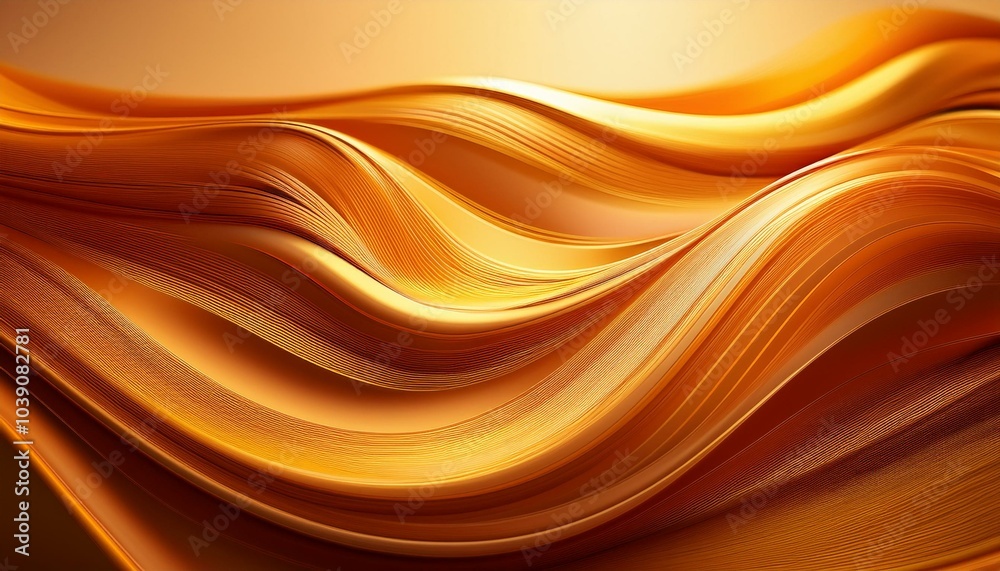 Abstract orange wave background Abstract orange wave background