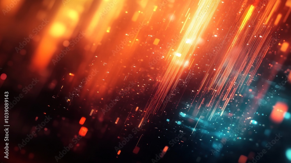 Abstract Light Streaks