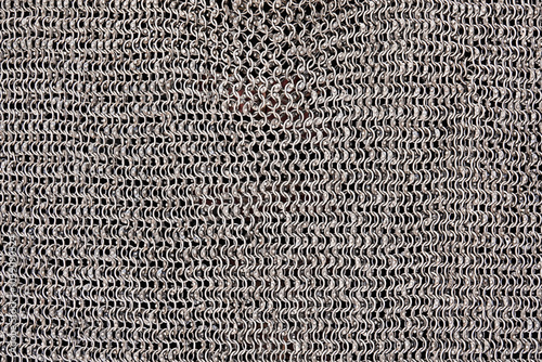 Obraz na płótnie Medieval vintage chain mail background w salonie