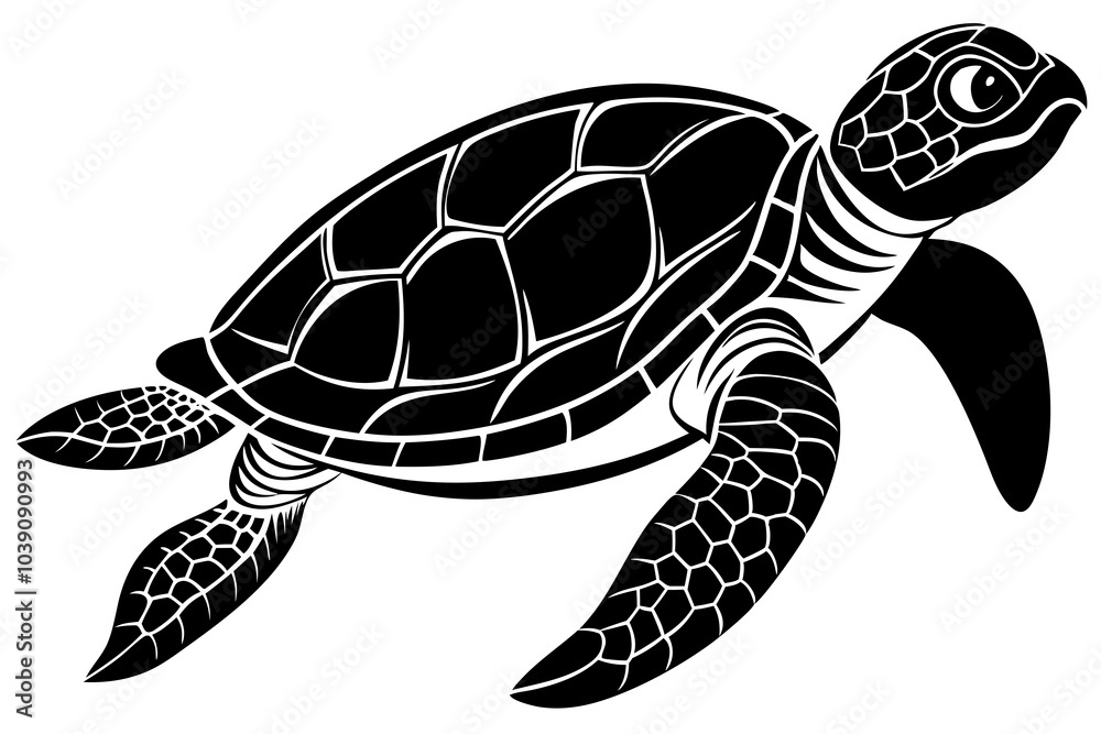 Fototapeta premium turtle underwater in Hawaii