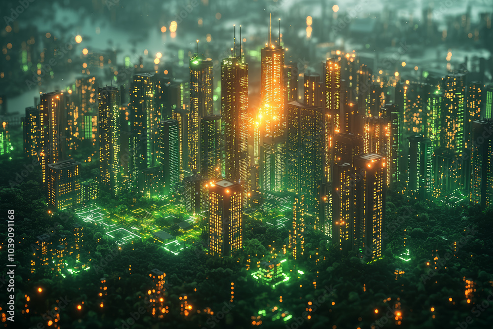 A report analyzing the growth of the green bond market, highlighting the rising interest in sustainable investment options. Concept of market analysis. A report analyzing the growth of the green bond market, highlighting the rising interest in sustainable investment options. Concept of market analysis.