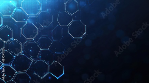 Abstract Hexagon Pattern Background