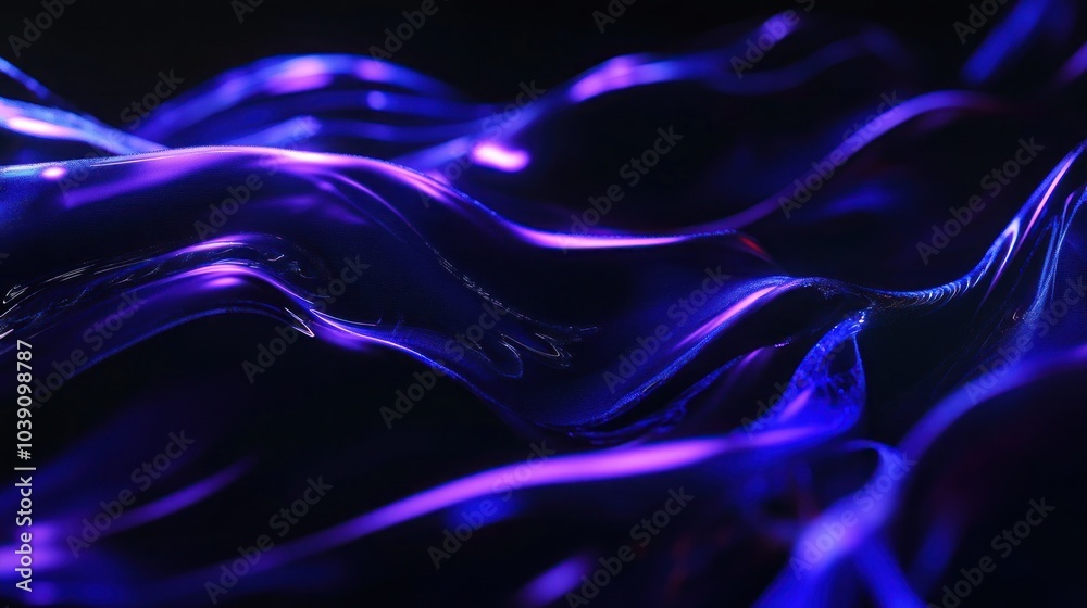Obraz premium Abstract Neon Waves