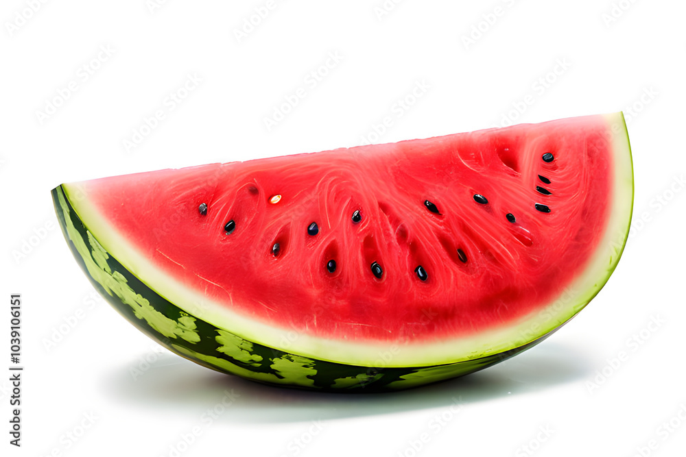 Watermelon slice red flesh pink black seeds isolated white background closeup packaging advertisement eco organic graphic design object 3d studio photoshoot tropical summer fruits fruit Watermelon slice red flesh pink black seeds isolated white background closeup packaging advertisement eco organic graphic design object 3d studio photoshoot tropical summer fruits fruit