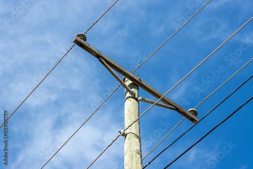 lines on a pole