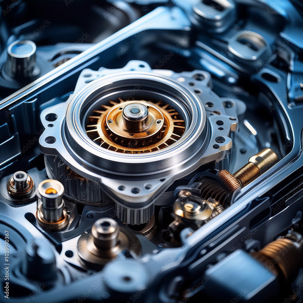 custom made wallpaper toronto digitalClose-Up of Machine Components