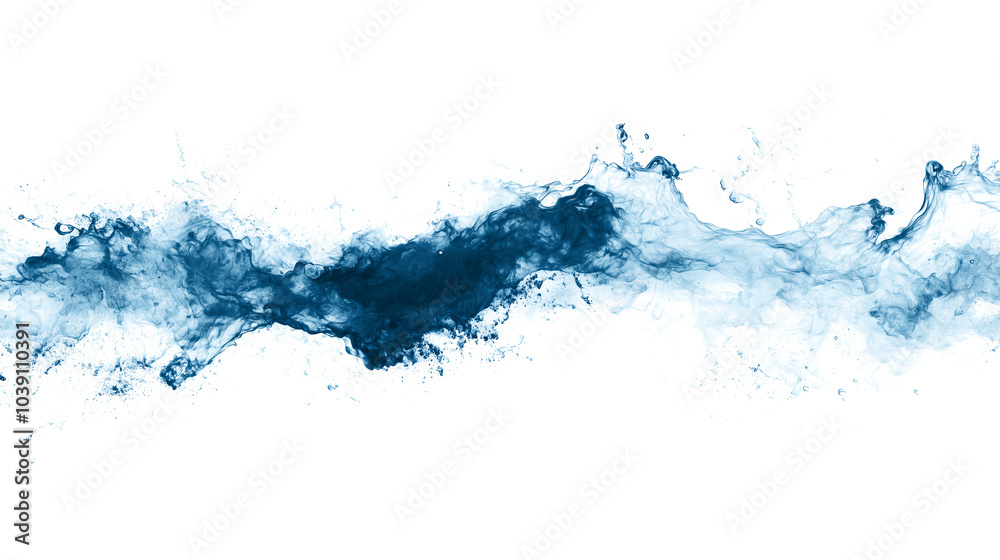 dynamic water splash creates energetic and refreshing visual effect, showcasing vibrant blue hues and intricate details against transparent background dynamic water splash creates energetic and refreshing visual effect, showcasing vibrant blue hues and intricate details against transparent background