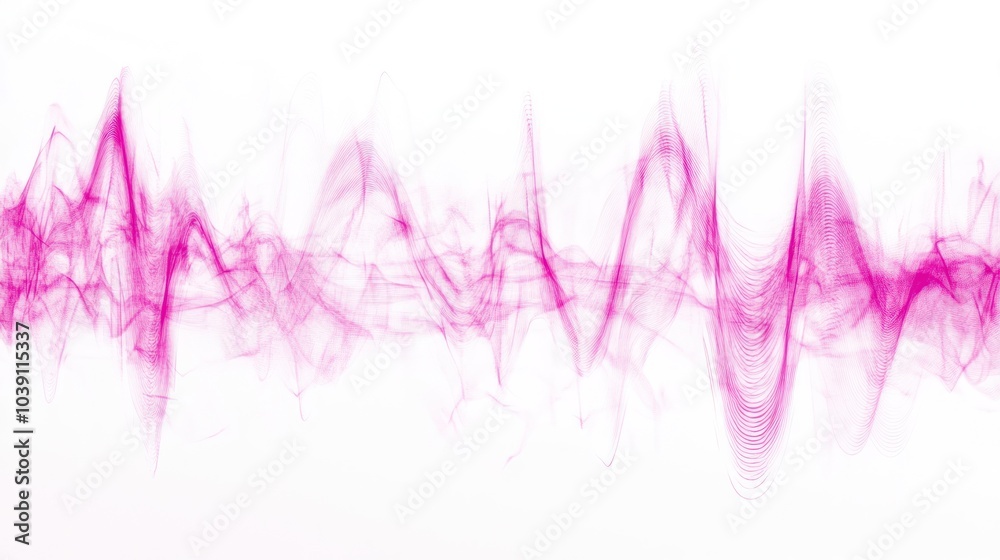 Abstract Pink Waves Abstract Pink Waves