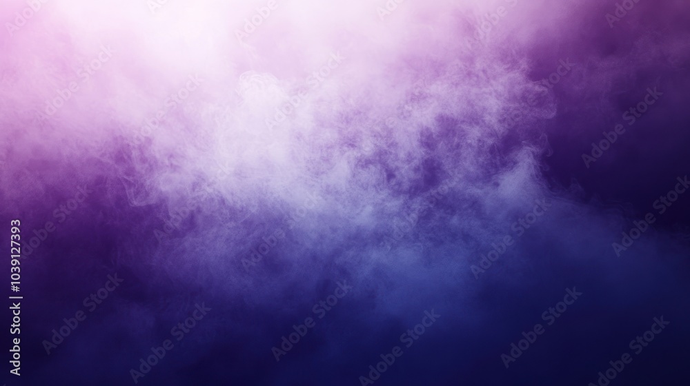 Abstract background with white smoke on a purple and blue gradient. Abstract background with white smoke on a purple and blue gradient.
