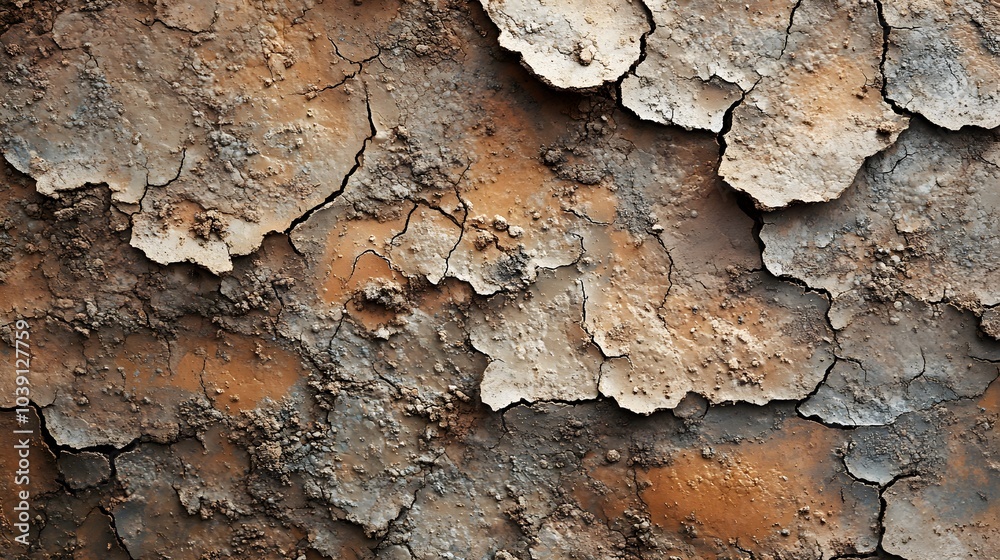 Close-up of textured soil, rich and fertile, intricate surface detail, top view, earthy tones, natural background, perfect for organic agriculture concepts Close-up of textured soil, rich and fertile, intricate surface detail, top view, earthy tones, natural background, perfect for organic agriculture concepts