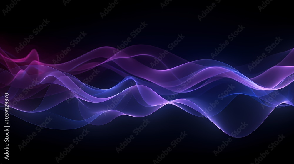 Digital technology blue and purple abstract sound wave PPT poster background Digital technology blue and purple abstract sound wave PPT poster background