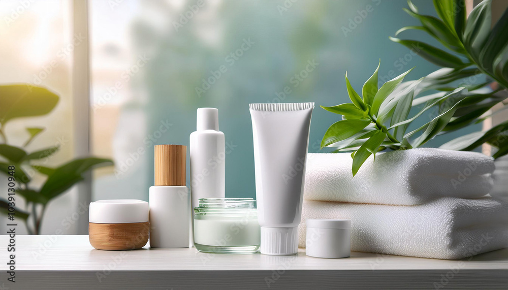 Close-Up of Whitening Products and Procedures, Focusing on Personal Care and Aesthetics Close-Up of Whitening Products and Procedures, Focusing on Personal Care and Aesthetics