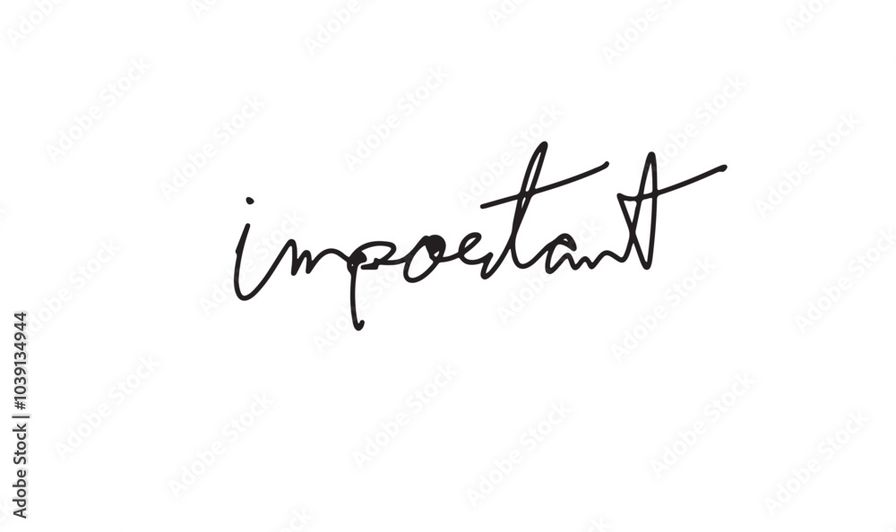 important calligraphy hand written script lettering black dark color sign symbol business urgency message information attention concept communication alarm warning exclanation mark speed problem info important calligraphy hand written script lettering black dark color sign symbol business urgency message information attention concept communication alarm warning exclanation mark speed problem info