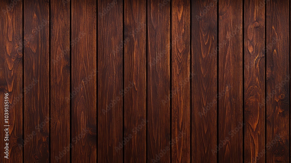 Fototapeta premium Brown wooden texture background, perfect for design projects and presentations.