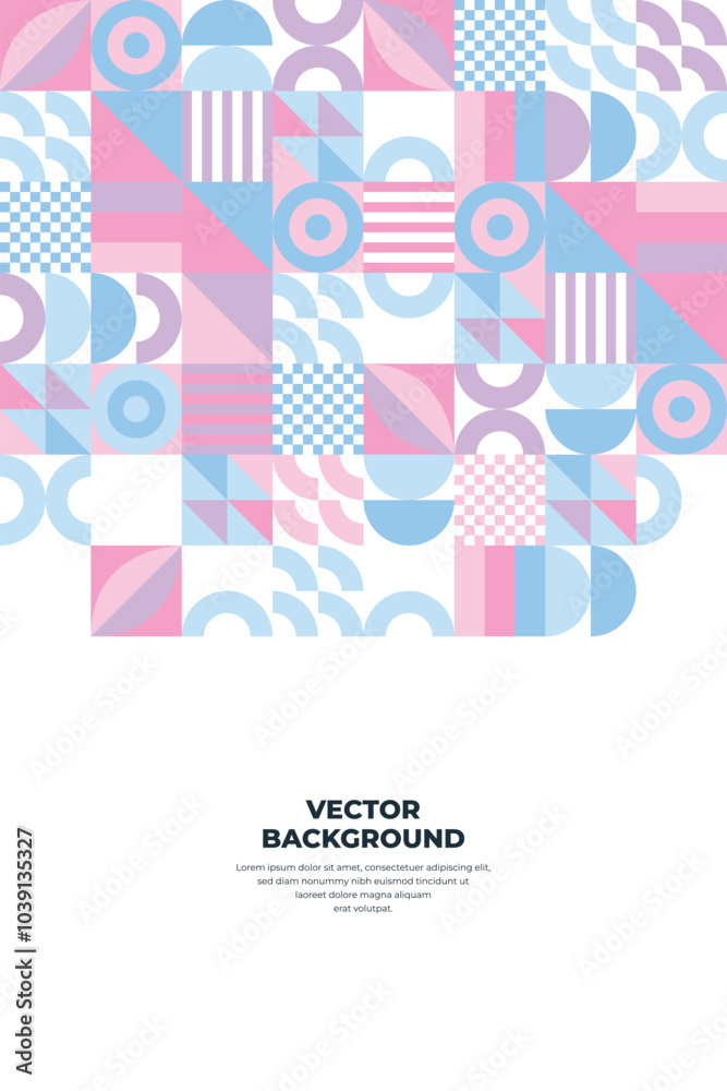 geometric shapes mosaic background geometric shapes mosaic background