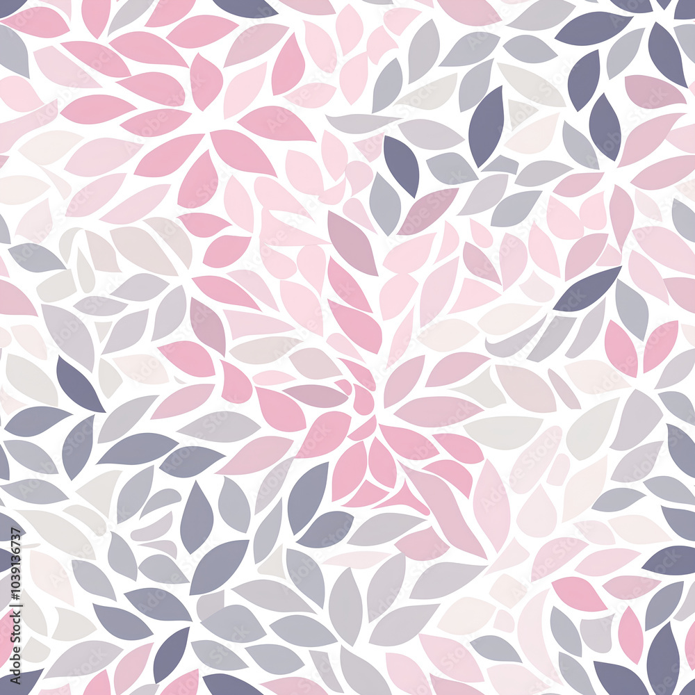 Abstract flowers in rich pastel colors, seamless design Abstract flowers in rich pastel colors, seamless design