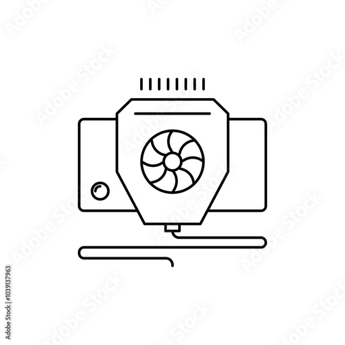 Mobile phone cooler icon, Mobile Games Icon
