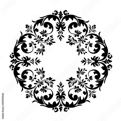 Decorative Floral Frame