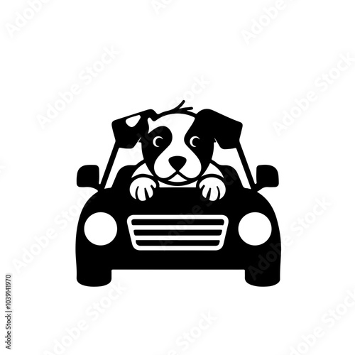 Dog In A Car