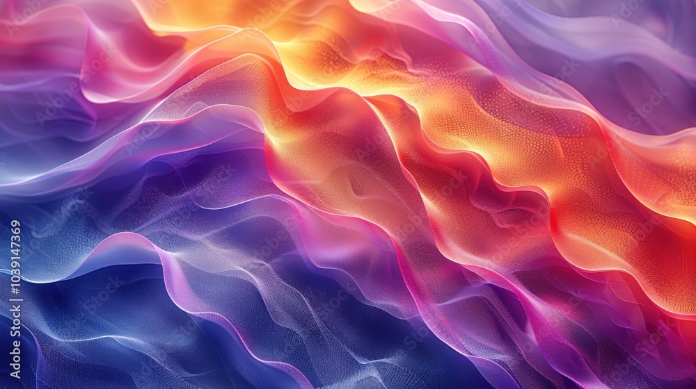 Obraz premium Abstract Colorful Waves