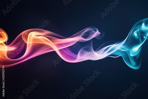 Ethereal Smoke Explosion Background