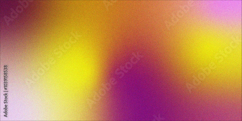 Colorful gradient background landscape creative abstract blurred. Multicolored yellow-purple gradient abstract gradient background with blurred and noise effects, freeform gradient business idea.