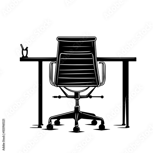 Executive Chair And Table