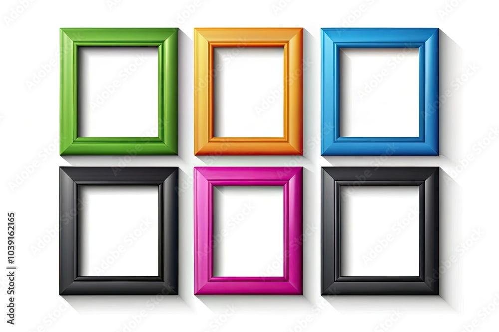 Black picture frame template set designed for A4 and square images, isolated on white. Perfect for portrait photography and customization, offering versatile presentation options. Black picture frame template set designed for A4 and square images, isolated on white. Perfect for portrait photography and customization, offering versatile presentation options.