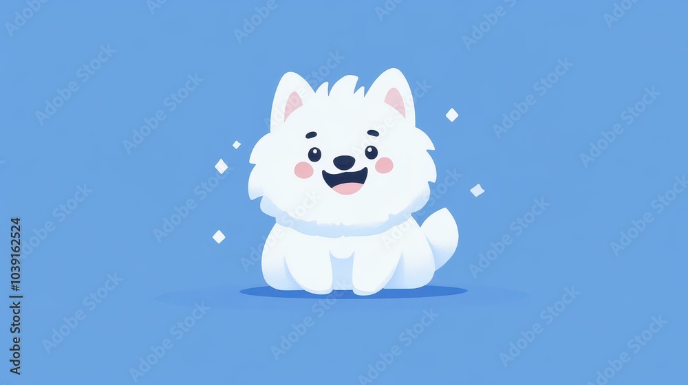Adorable tiny pup in lively cartoon art, bursting with color and charm, perfect for dog lovers and fun illustrations. Adorable tiny pup in lively cartoon art, bursting with color and charm, perfect for dog lovers and fun illustrations.
