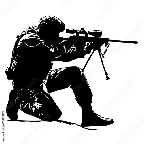 Sniper Silhouette