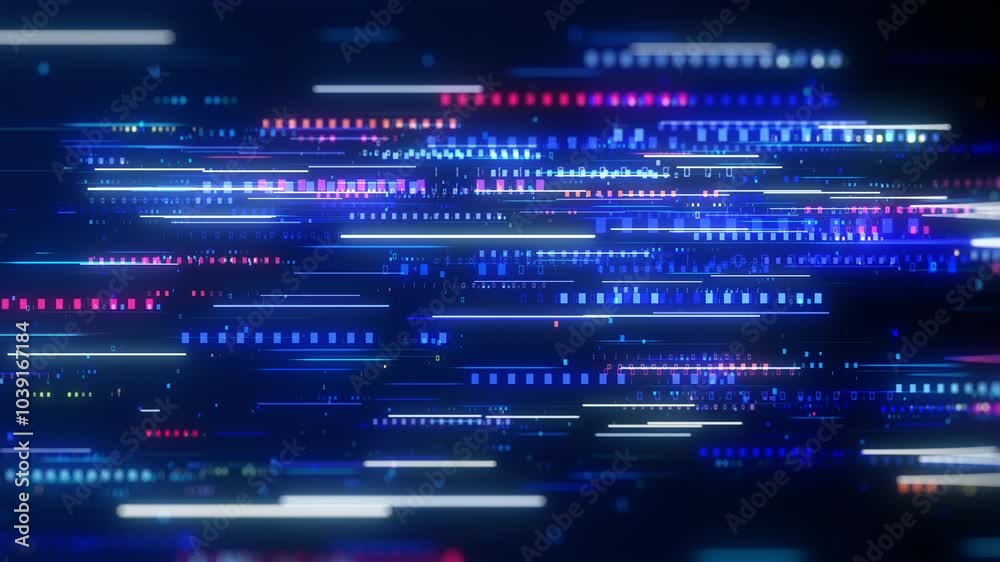 Motion Graphic Digital Tech Background Loop Motion Graphic Digital Tech Background Loop