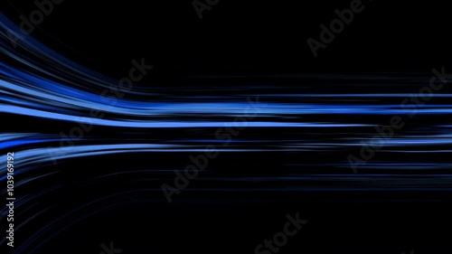 Blue line speed animation video