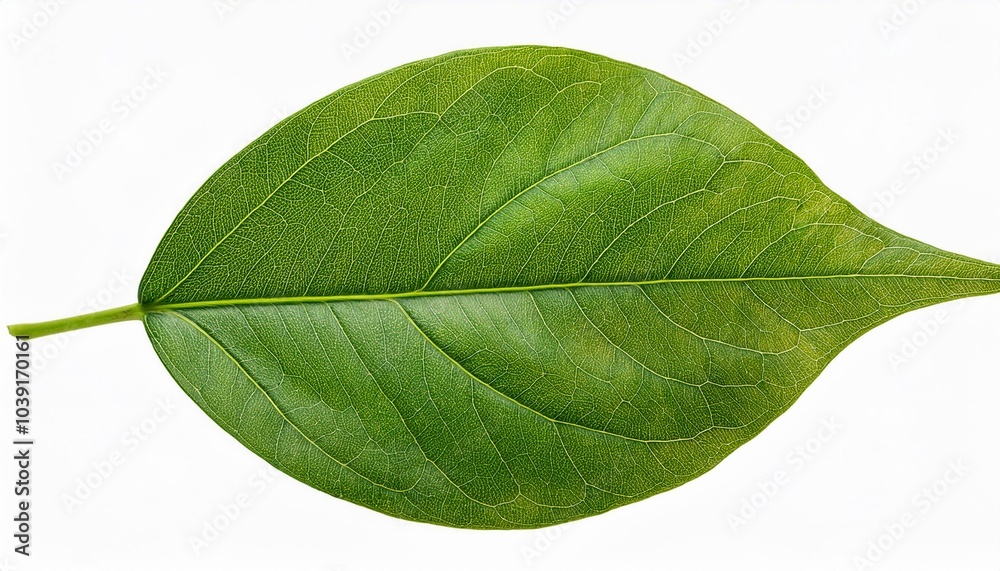 Obraz premium Leaves are isolated on a transparent background, emphasizing their natural beauty.