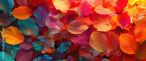 beautiful abstract autumn leaves Colorful leaves in the park, autumn leaves