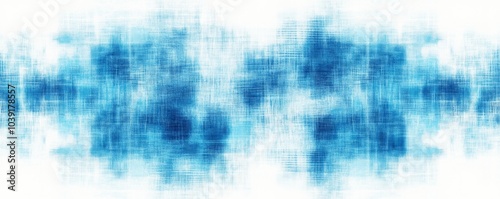 水色と白の市松模様の背景