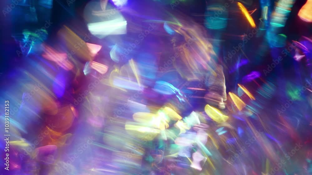 Holographic Abstract Multicolored Unicorn Blurry Background Overlay, Pink Blue and Purple Light. 