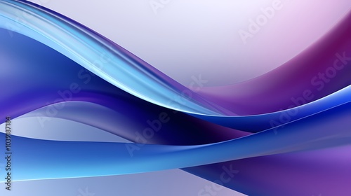 Digital technology blue purple gradient curve poster web page PPT background