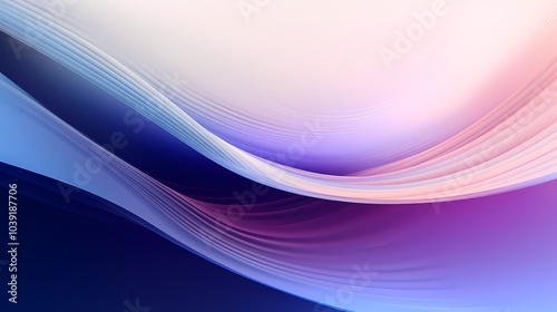 Digital technology blue purple gradient curve poster web page PPT background