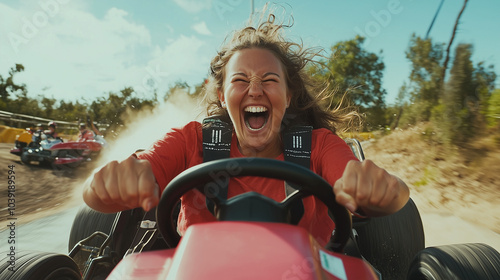 Adrenaline Rush: A woman wi...