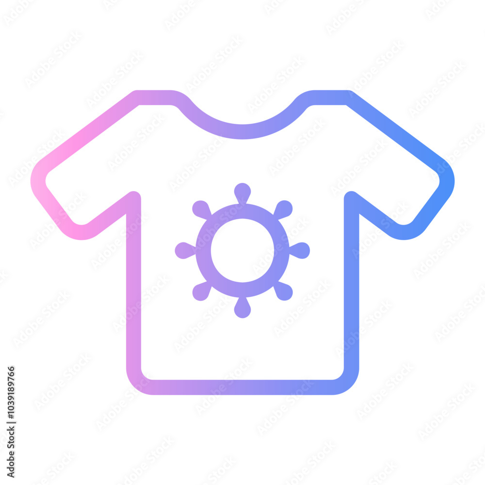 shirt Line Gradient Icon shirt Line Gradient Icon